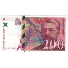 France, 200 Francs, 1997, VF(20-25), Fayette:75.04b, KM:159b