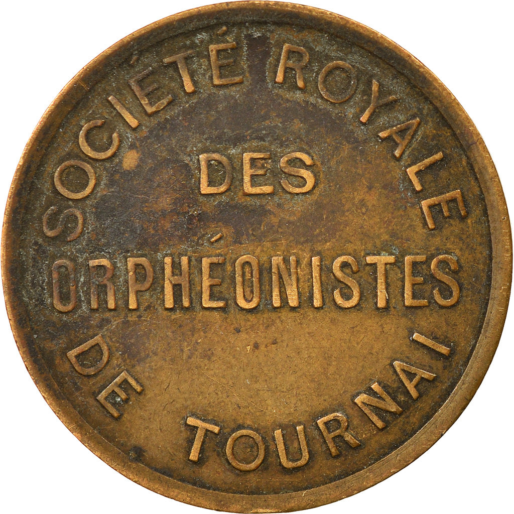 France, Token, 12 Centimes, Société Royale des Orphéonistes de Tournai