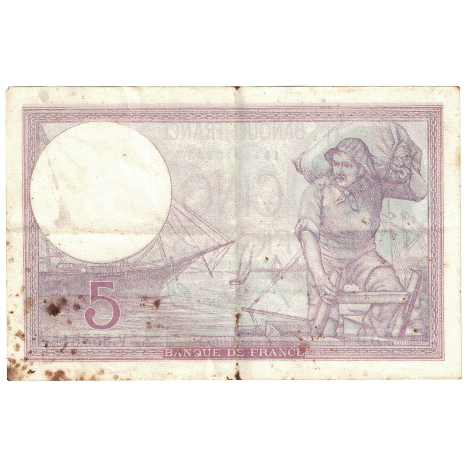 Francia, 5 Francs, 1939, 1939-11-02, MB, Fayette:4.14, KM:83