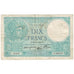 Frankreich, 10 Francs, Minerve, 1940, 1940-11-28, SS, Fayette:7.22, KM:84