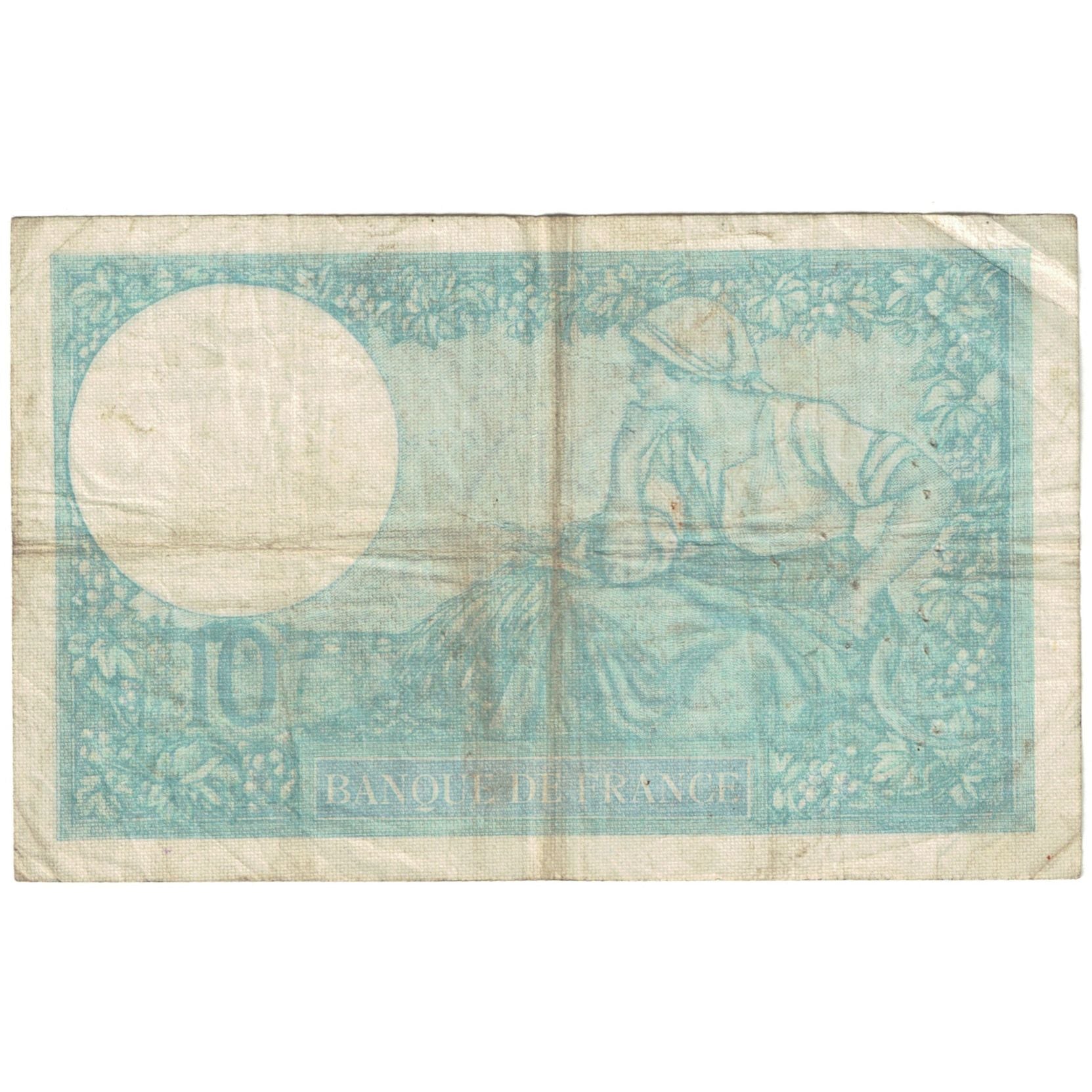Frankreich, 10 Francs, Minerve, 1940, 1940-11-28, SS, Fayette:7.22, KM:84