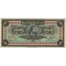 Banknote, Greece, 500 Drachmai, 1932, 1932-10-01, KM:102a, VF(20-25)