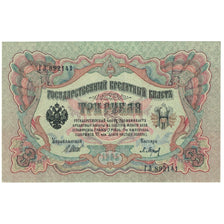 Billete, 3 Rubles, 1905, Rusia, KM:9c, SC+
