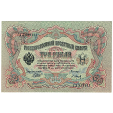 Banconote, Russia, 3 Rubles, 1905, KM:9c, SPL+