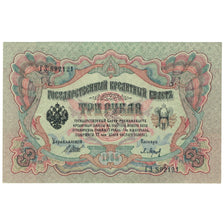 Geldschein, Russland, 3 Rubles, 1905, KM:9c, UNZ-