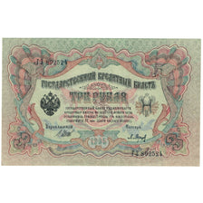 Banknote, Russia, 3 Rubles, 1905, KM:9c, UNC(64)