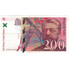 France, 200 Francs, Eiffel, 1997, TB, Fayette:75.4b, KM:159b