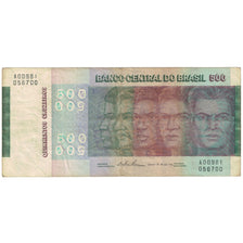 Banknote, Brazil, 500 Cruzeiros, KM:196b, VG(8-10)