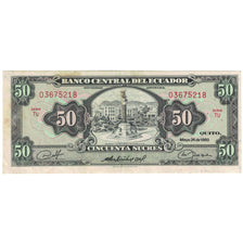 Banknot, Ekwador, 50 Sucres, 1980, 1980-05-24, KM:116a, VF(20-25)