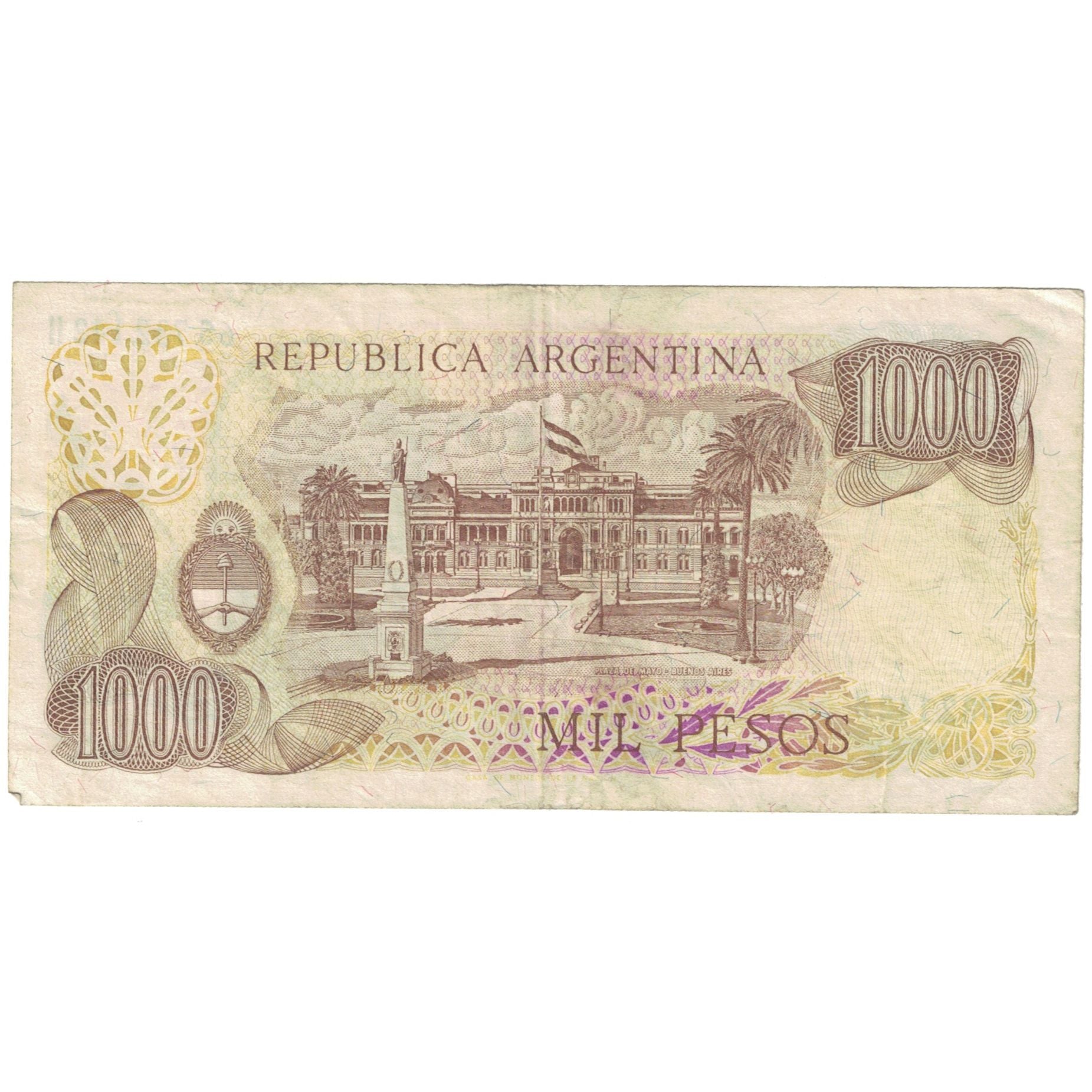Banknote, Argentina, 1000 Pesos, KM:304c, VF(20-25)
