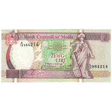 Banknote, Malta, 2 Liri, 1967, KM:45c, AU(55-58)
