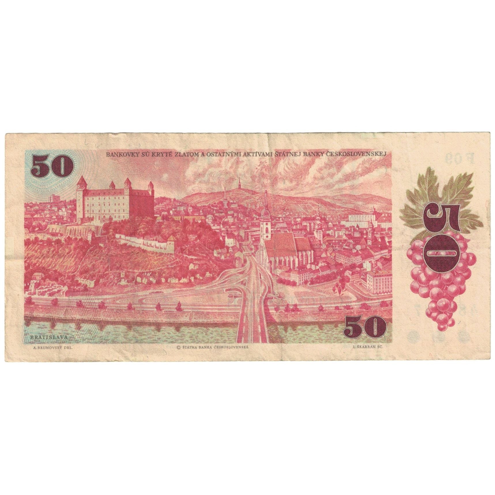 Banknote, Czechoslovakia, 50 Korun, 1987, KM:96a, VF(20-25)