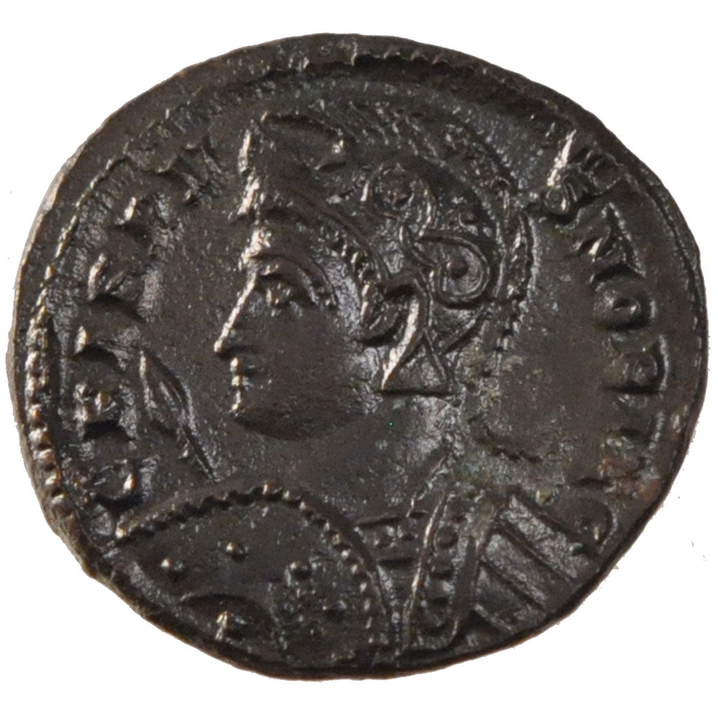 Crispus, Nummus, London, AU(55-58), Copper, Cohen #28, 3.50