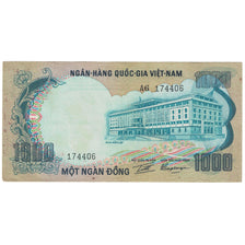 Banknote, South Viet Nam, 1000 D<ox>ng, KM:34a, VG(8-10)