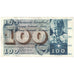 Banknote, Switzerland, 100 Franken, 1972, 1972-01-24, KM:49n, EF(40-45)