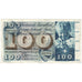 Banknote, Switzerland, 100 Franken, 1969, 1969-01-15, KM:49k, VF(20-25)