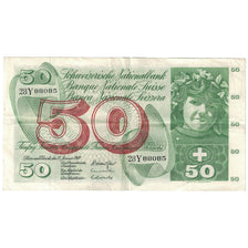 Geldschein, Schweiz, 50 Franken, 1969, 1969-01-15, KM:48i, S