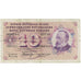 Banknote, Switzerland, 10 Franken, 1961, 1961-10-26, KM:45g, VG(8-10)