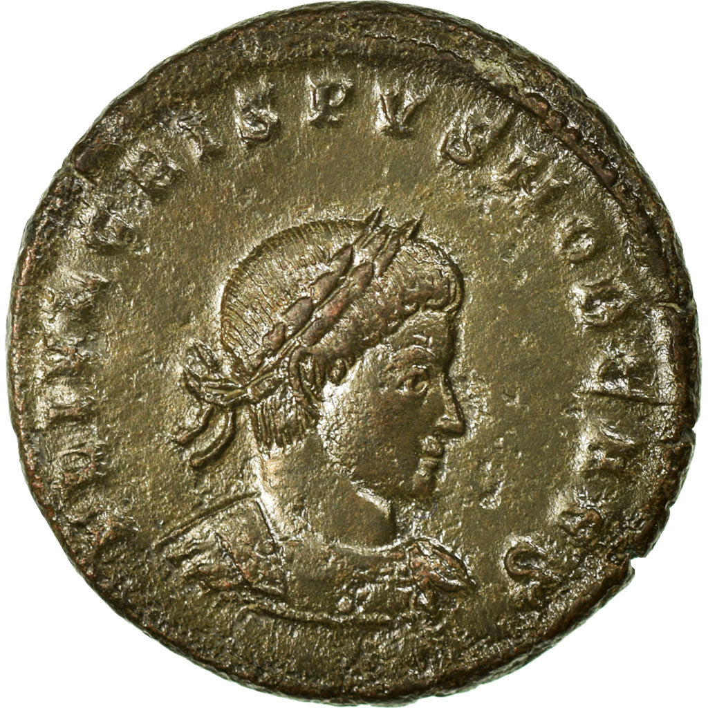 Coin, Crispus, Nummus, Trier, AU(50-53), Copper, Cohen:91