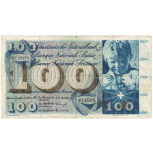 Banknote, Switzerland, 100 Franken, 1956, 1956-10-25, KM:49a, VF(20-25)