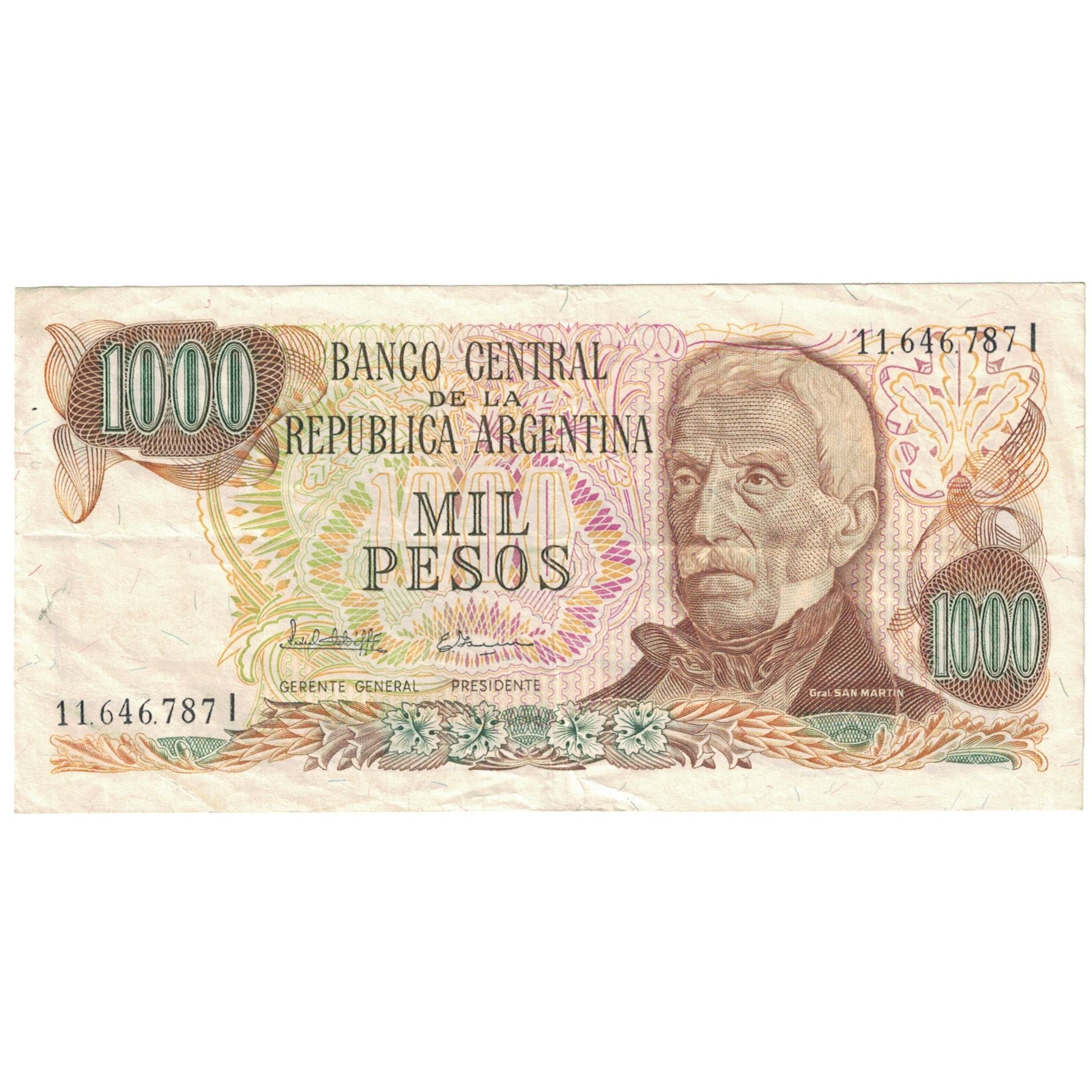 Banknote, Argentina, 1000 Pesos, KM:299, UNC(63)