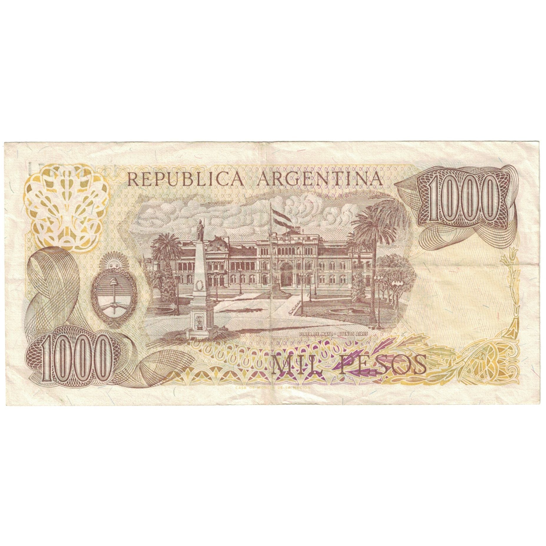 Banknote, Argentina, 1000 Pesos, KM:299, UNC(63)