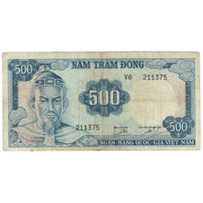 Banknote, South Viet Nam, 500 D<ox>ng, KM:23x, VF(20-25)