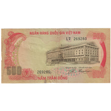 Banknote, South Viet Nam, 500 D<ox>ng, KM:33a, VF(20-25)