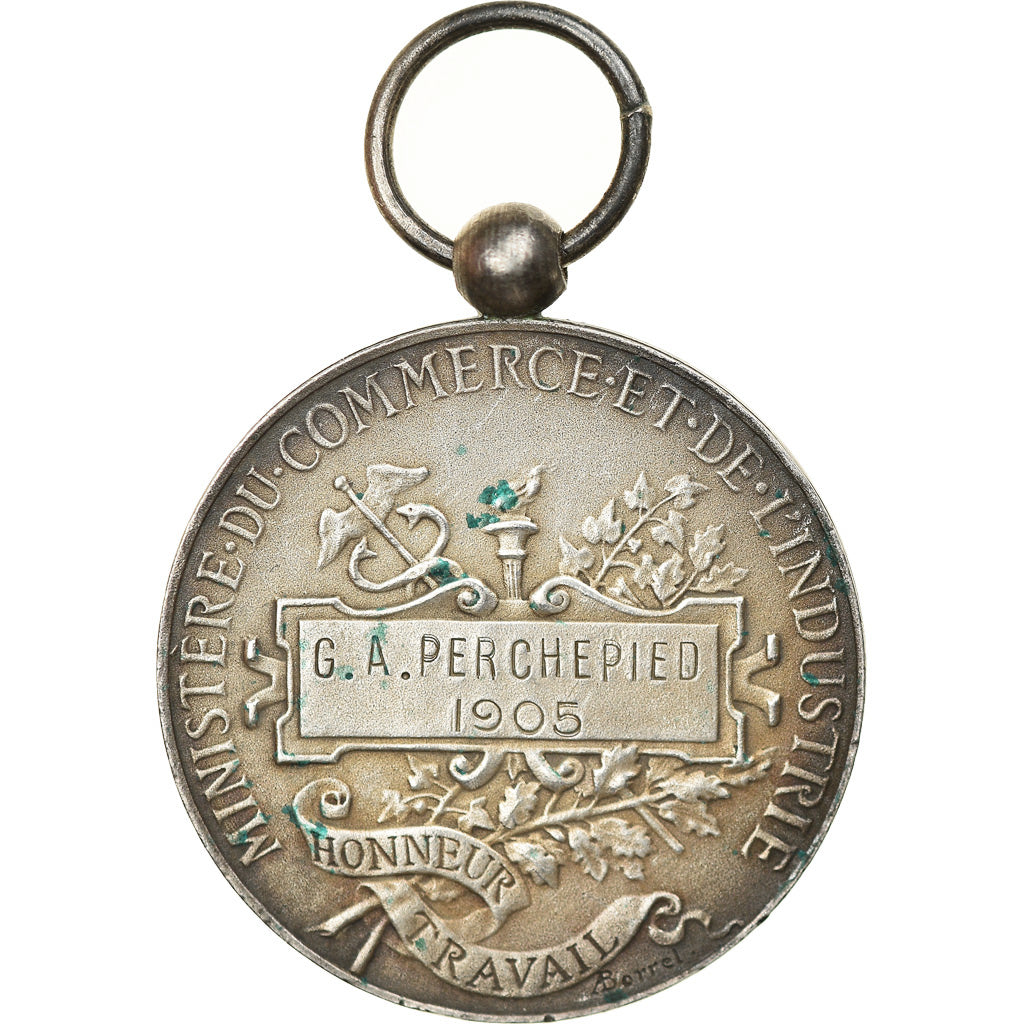 France, Ministère du Commerce et de l'Industrie, Médaille, 1905, Très bon