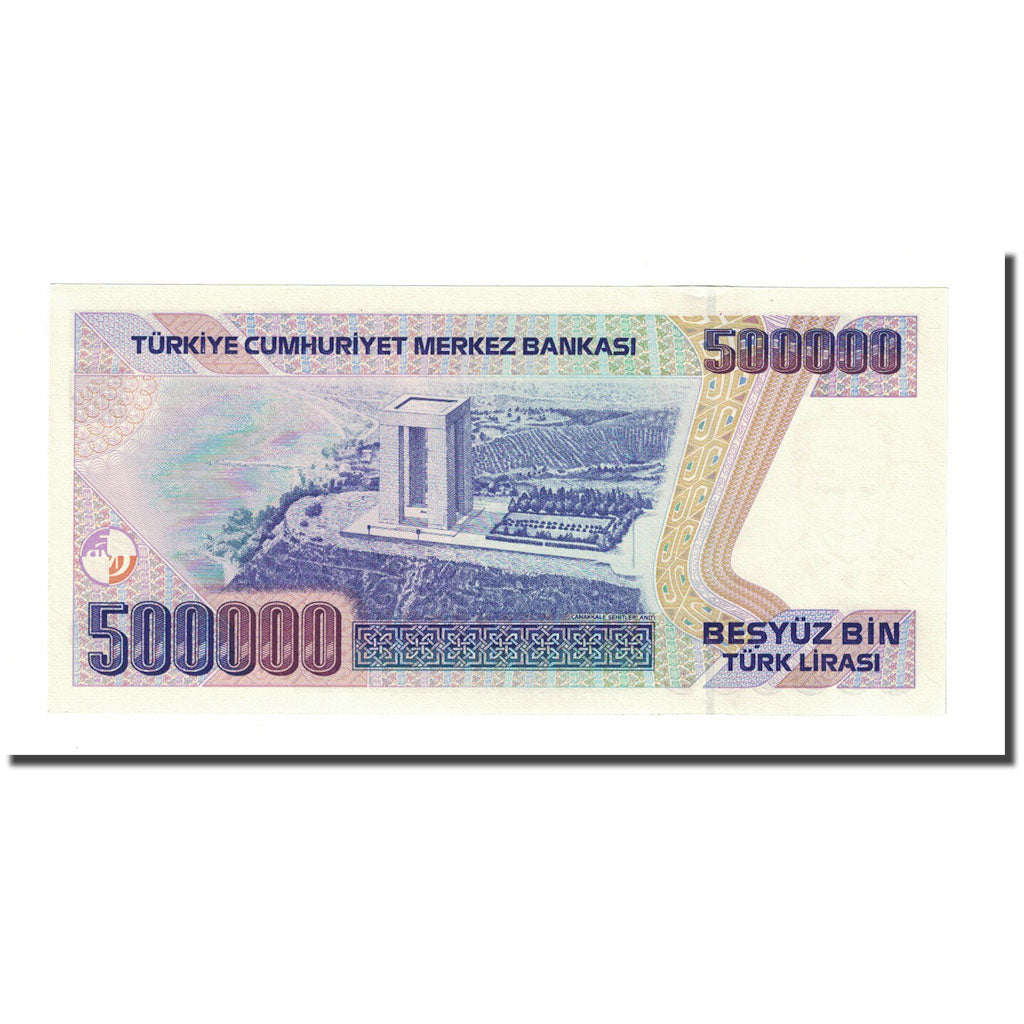 Geldschein, Türkei, 500,000 Lira, L.1970, 1970-10-14, KM:208, UNZ