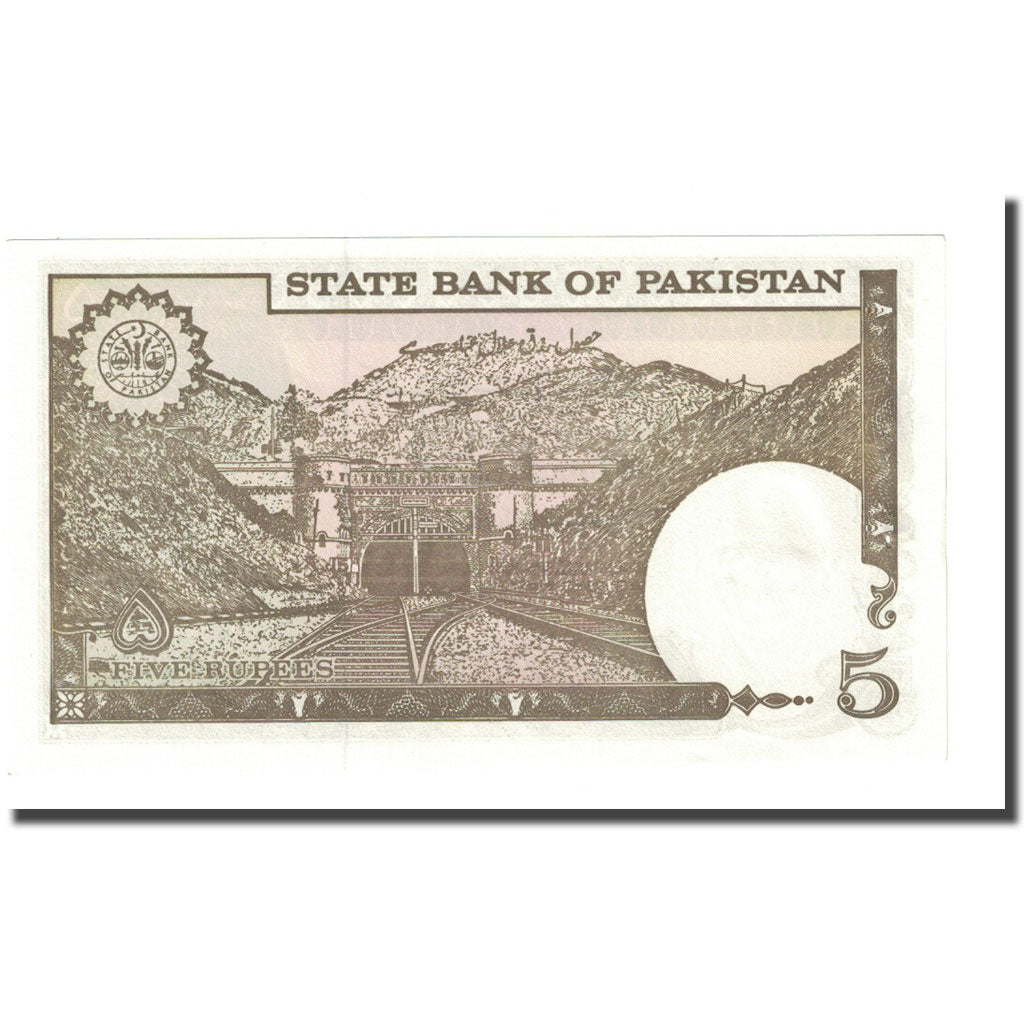 Banconote, Pakistan, 5 Rupees, KM:28, FDS