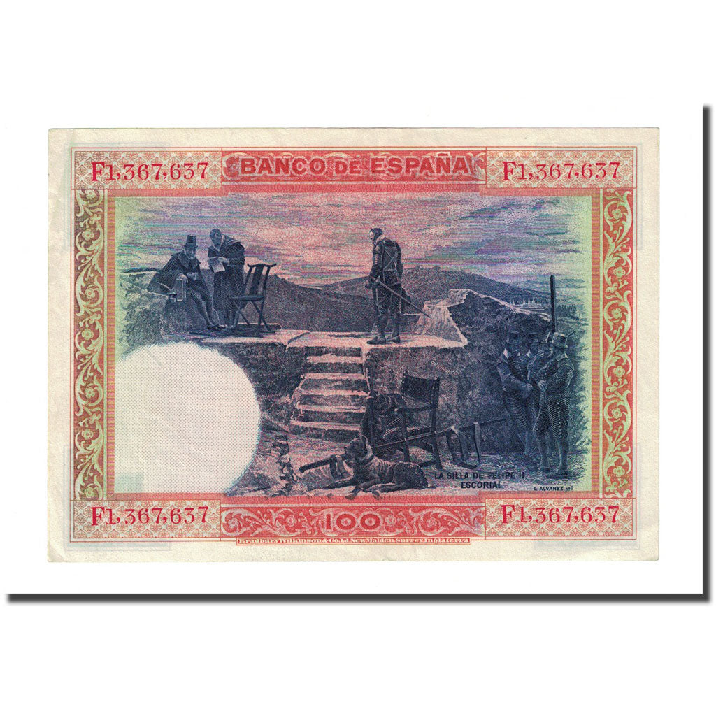Banknote, Spain, 100 Pesetas, 1925, 1925-07-01, KM:69c, AU(55-58)