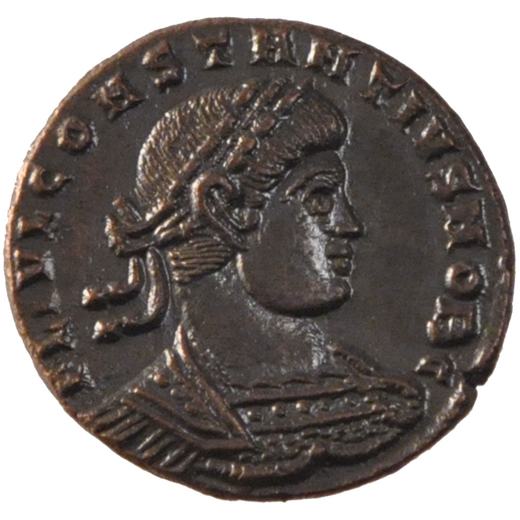 Constantius II, Nummus, Lyons, SPL-, Rame, Cohen:104