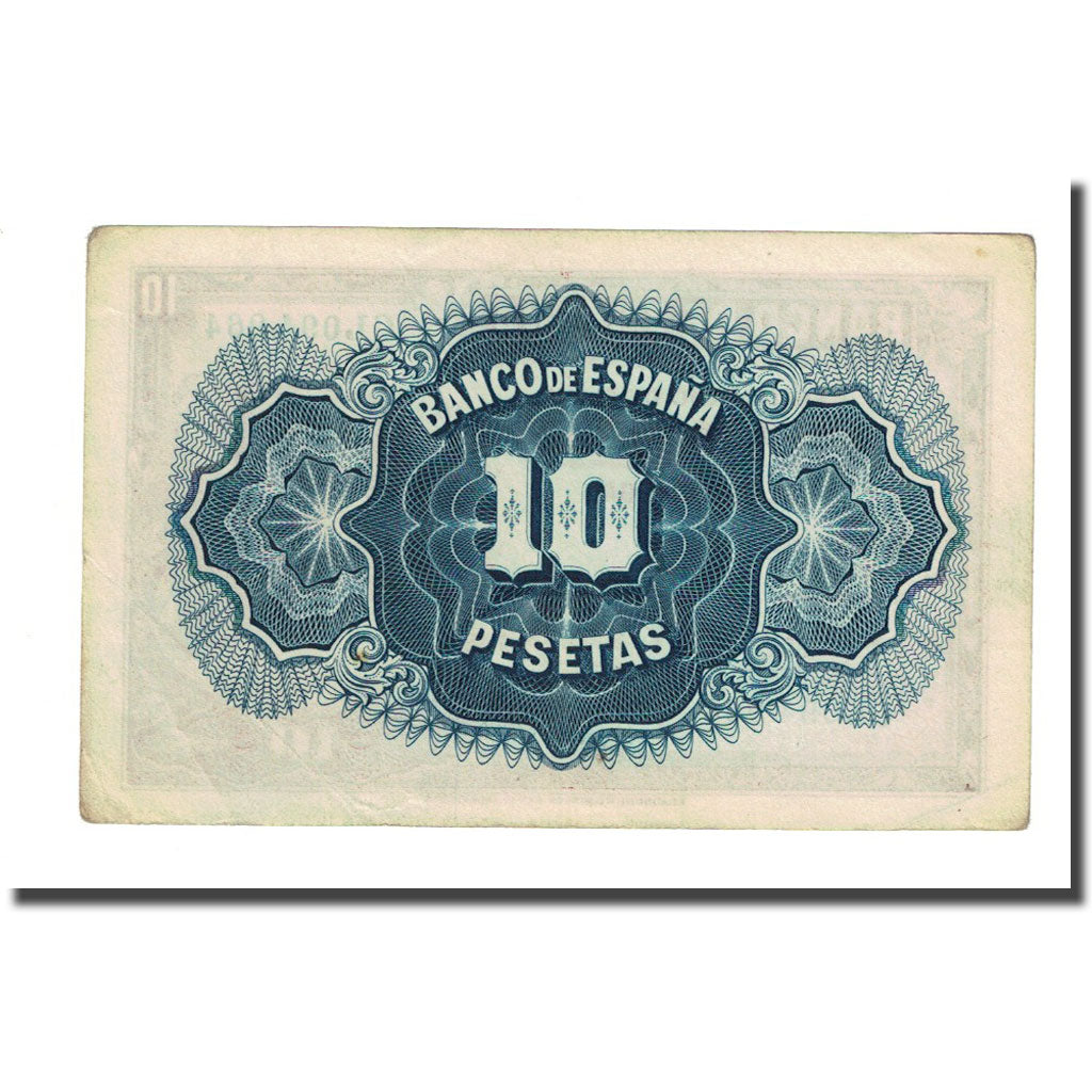 Banknote, Spain, 10 Pesetas, 1935, 1935, KM:86a, AU(55-58)