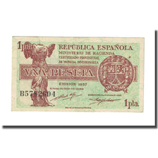 Banknote, Spain, 1 Peseta, 1937, 1937, KM:94, AU(55-58)