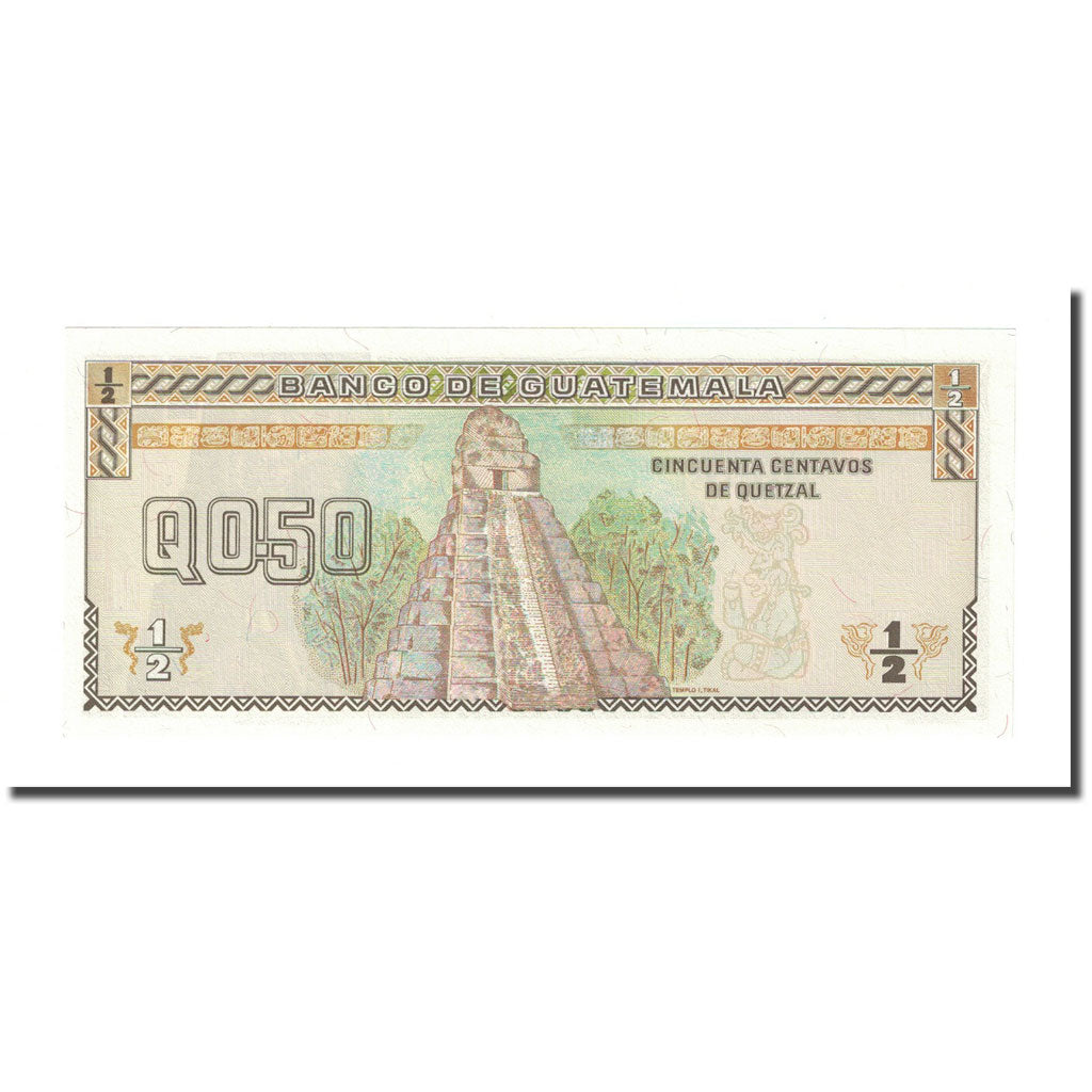 Billet, Guatemala, 1/2 Quetzal, 1994, 1994-09-27, KM:86b, NEUF