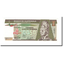 Banknote, Guatemala, 1/2 Quetzal, 1989, 1989-01-04, KM:72a, UNC(65-70)