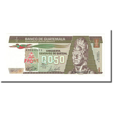 Banknote, Guatemala, 1/2 Quetzal, 1989, 1989-01-04, KM:72a, UNC(65-70)