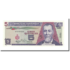 Banknote, Guatemala, 5 Quetzales, 1990, 1990-01-03, KM:74a, UNC(65-70)