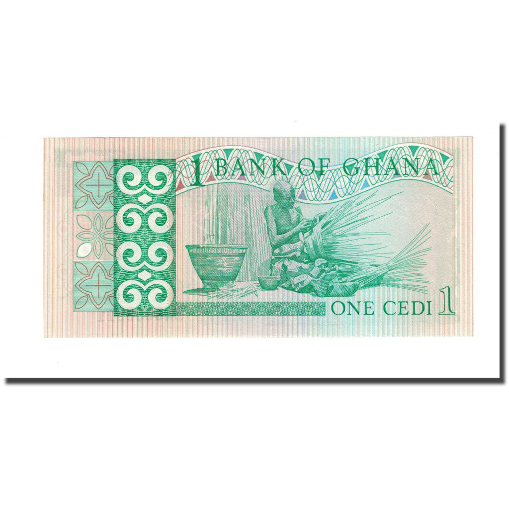 Banconote, Ghana, 1 Cedi, 1982, 1982-03-06, KM:17b, FDS