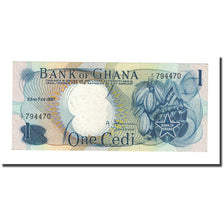 Biljet, Ghana, 1 Cedi, 1967, 1967-02-23, KM:10a, NIEUW