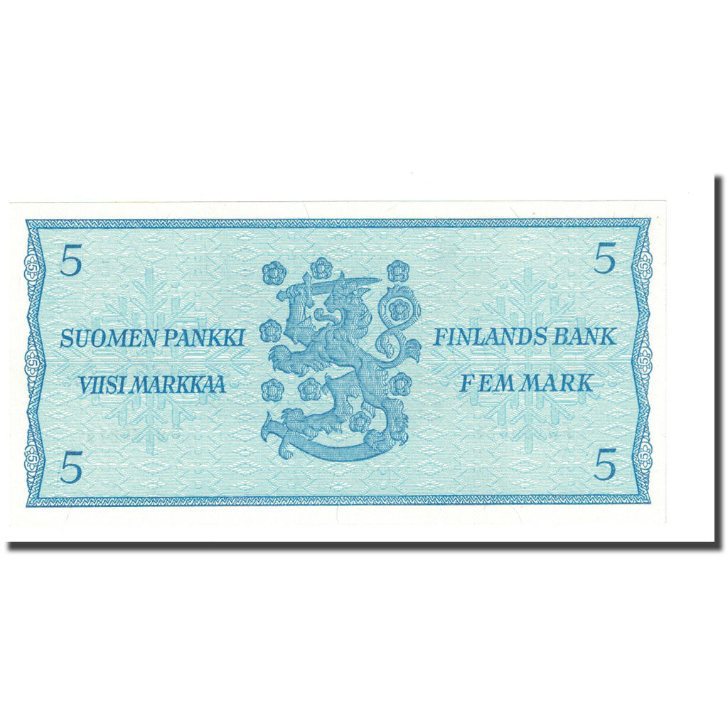 Banconote, Finlandia, 5 Markkaa, 1963, KM:99a, FDS