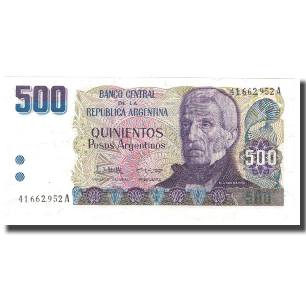 Banconote, Argentina, 500 Pesos Argentinos, KM:316a, FDS