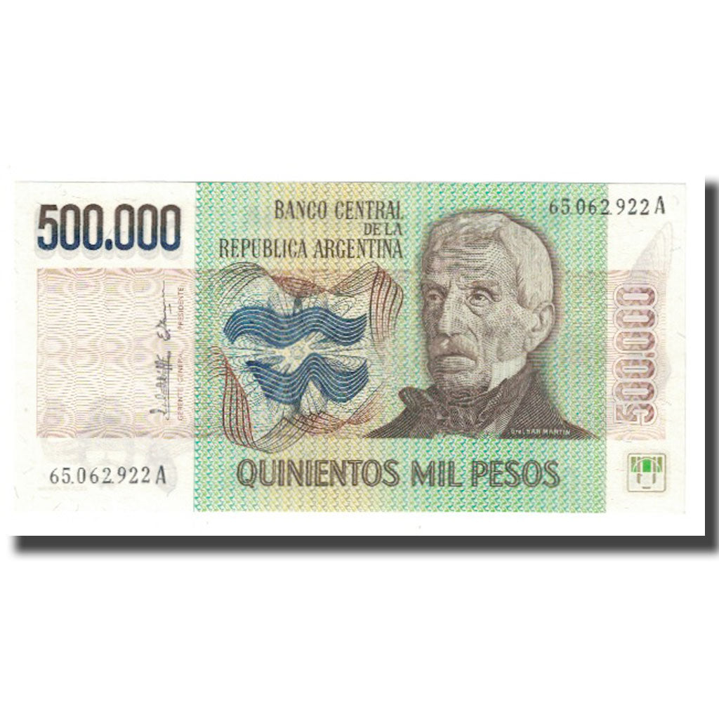 Banknote, Argentina, 500,000 Pesos, KM:309, UNC(65-70)