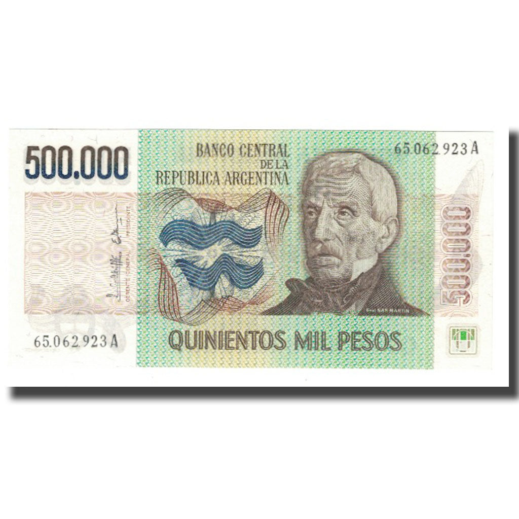 Banknote, Argentina, 500,000 Pesos, KM:309, UNC(65-70)