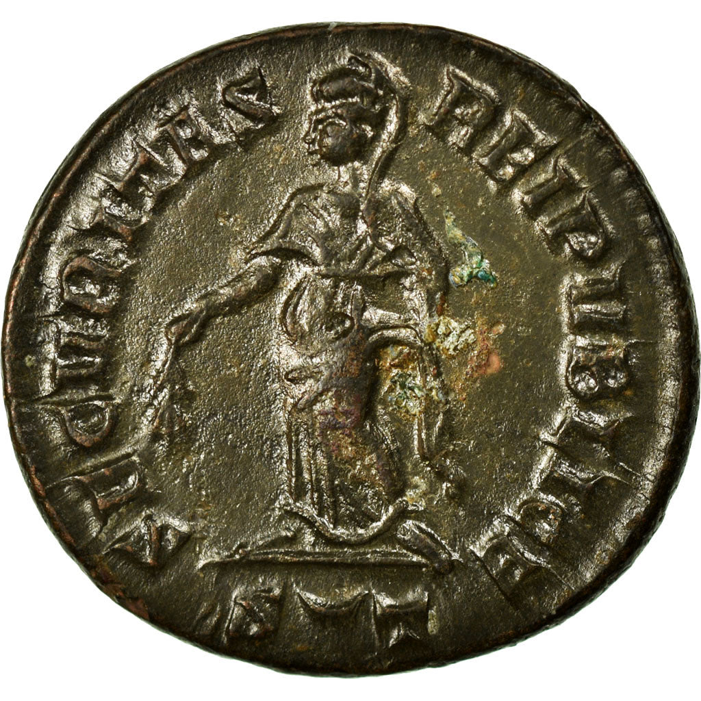Coin, Helena, Nummus, Ticinum, AU(55-58), Copper, Cohen:12