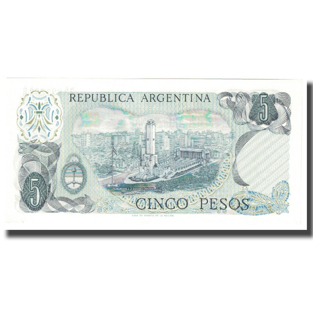 Billet, Argentine, 5 Pesos, KM:288, NEUF