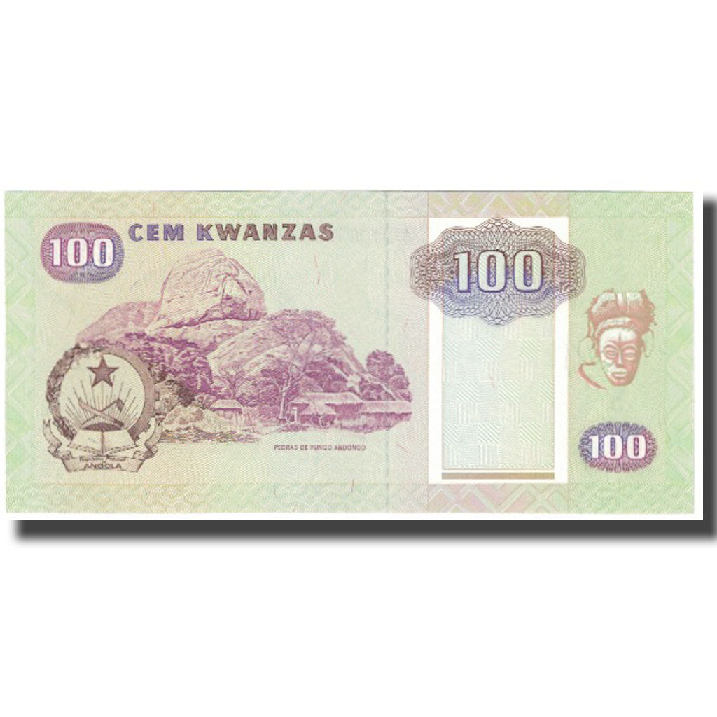 Banknote, Angola, 100 Kwanzas, 1991, 1991-02-04, KM:126, UNC(65-70)