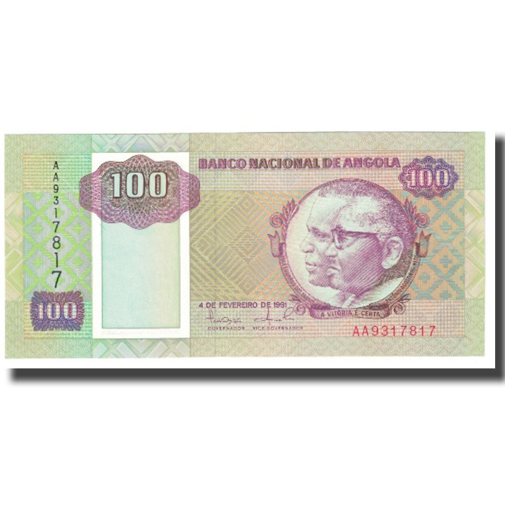 Banknote, Angola, 100 Kwanzas, 1991, 1991-02-04, KM:126, EF(40-45)