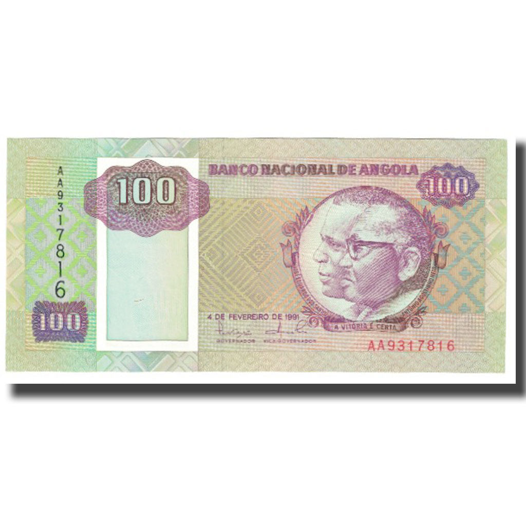 Banknote, Angola, 100 Kwanzas, 1991, 1991-02-04, KM:126, UNC(65-70)